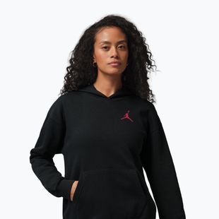 Dámská mikina Jordan Fleece Hoodie black/gym red