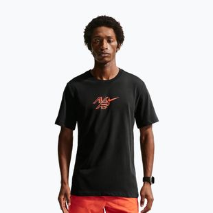 Pánské běžecké tričko Nike AeroSwift Dri-Fit black/bright crimson