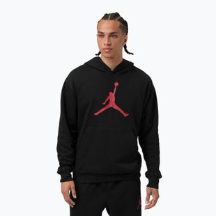 Pánská mikina  Jordan Pullover Hoodie black/gym red