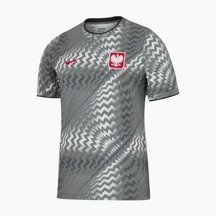 Pánské fotbalové tričko Nike Dri-Fit Poland Pre-Match 2026 pure platinum/cool grey