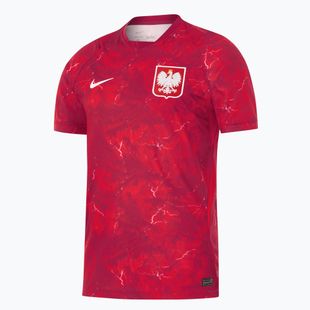 Pánské fotbalové tričko Nike Dri-Fit Poland Stadium Away 2026 noble red/sport red