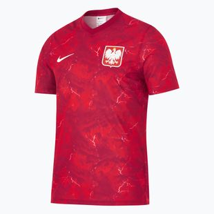 Pánské fotbalové tričko Nike Dri-Fit Poland Away 2026 noble red/sport red