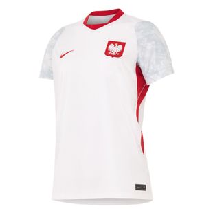 Dámské fotbalové tričko Nike Dri-Fit Poland Stadium Home 2026 white/field silver