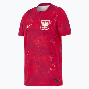 Dětské fotbalové tričko Nike Dri-Fit Poland Stadium Away 2026 noble red/sport red