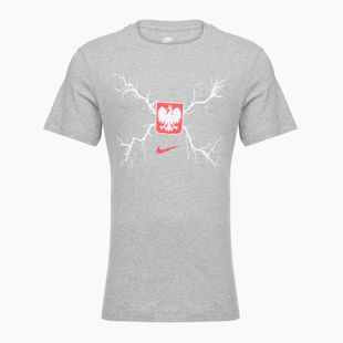 Pánské fotbalové tričko Nike Graphic Poland dark grey heather