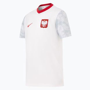 Dětské fotbalové tričko Nike Dri-Fit Poland Home 2026 white/field silver
