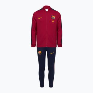 Dětská fotbalová tepláková souprava Nike FC Barcelona Strike Dri-Fit Soccer Knit noble red/blackened blue