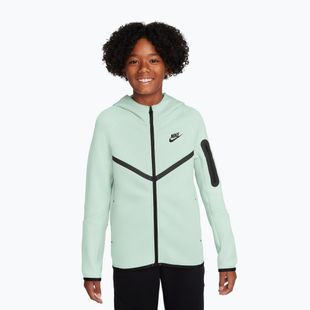 Dětská mikina Nike Sportswear Tech Fleece Full Zip barely green/black/black
