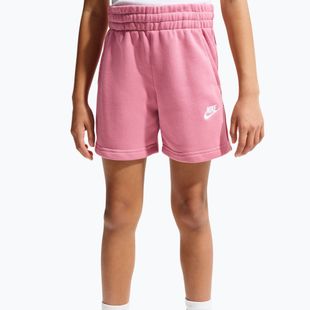 Dětské šortky Nike Sportswear Club Fleece peony/peony/white