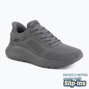 Pánské boty SKECHERS Bobs Squad Chaos Solid Step gray