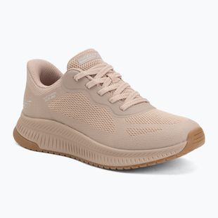 Dámské boty SKECHERS Bobs Squad 4 Staple Look beige
