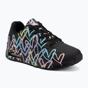 Dámské boty SKECHERS JGoldcrown Uno Spread The Love black
