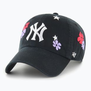 Kšiltovka 47 Brand MLB New York Yankees Flora CLEAN UP black