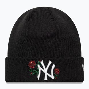 Dámská zimní čepice New Era Sequin Rose Beanie New York Yankees black