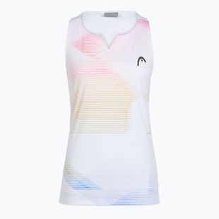 Dámské tenisové tričko HEAD Agility Tank Top light blue/print vision