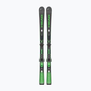 Sjezdové lyže + vázání HEAD Supershape e-Magnum SW BB-PR + Protector Evo PR 13 GW black/green
