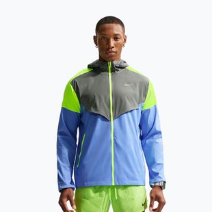 Pánská běžecká bunda Nike Impossibly Light Windrunner royal pulse/smoke grey/volt ice