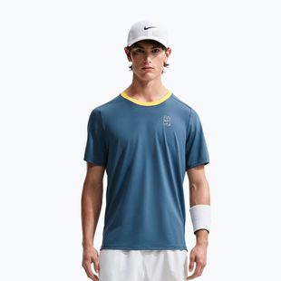 Pánské tričko na lezení Nike Court Dri-Fit Advantage new slate/laser orange/white