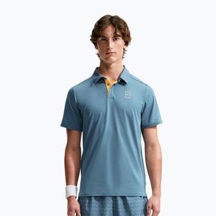 Pánské tenisové polo tričko Nike Court Dri-Fit Advantage smokey blue/white