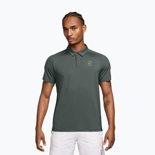Pánské tenisové polo tričko Nike Court Dri-Fit Advantage camo green/cucumber calm