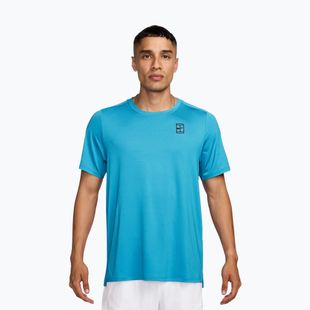 Pánské tričko na lezení Nike Court Dri-Fit Advantage baltic blue/black