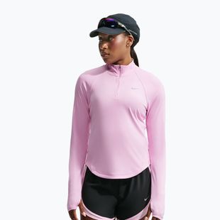 Dámská běžecká mikina Nike Tempo Dri-Fit 1/4 Zip pink rise