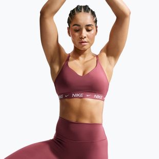 Sportovní podprsenka Nike Indy Light Support pink smoke