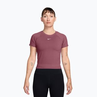 Dámské tréninkové tričko Nike Pro Seamless pink smoke/white