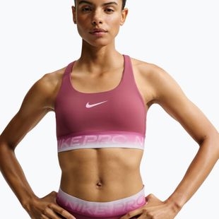 Sportovní podprsenka Nike Pro pink smoke/pink smoke/pink rise