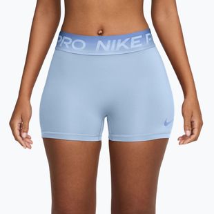 Dámské tréninkové šortky Nike Pro hydrogen blue/aluminum