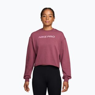 Dámské tričko Longsleeve Nike Pro pink smoke/bleached lilac
