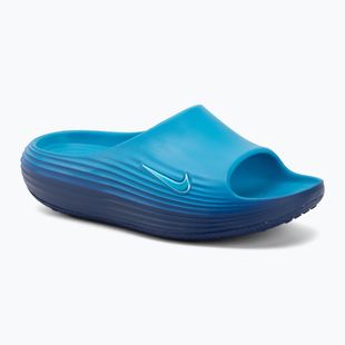 Pánské nazouváky Nike ReactX Rejuven8 light current blue/light current blue