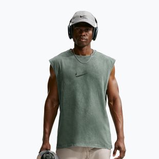 Pánské tréninkové tričko Nike Sleeveless T-Shirt camo green/light army