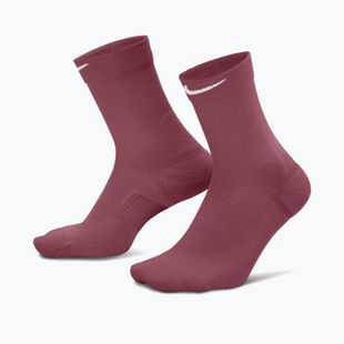 Ponožky Nike Run Midweight Crew pink smoke/pink rise/white
