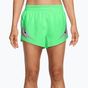 Dámské běžecké šortky Nike AeroSwift illusion green/black