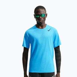 Pánské běžecké tričko Nike AeroSwift light current blue/black