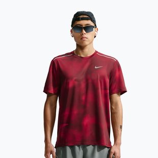 Pánské běžecké tričko Nike Miler light crimson