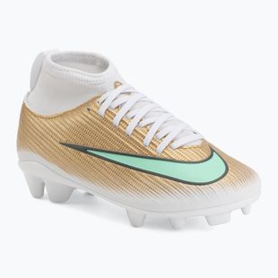 Dětské kopačky Nike Jr. Mercurial Superfly 11 Club "Kylian Mbappé" metallic gold/green glow