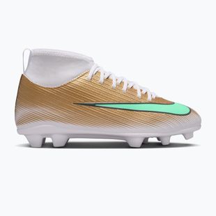Dětské kopačáky Nike Jr. Mercurial Superfly 11 Club "Kylian Mbappé" metallic gold/green glow