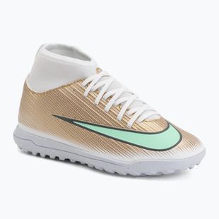 Dětské kopačky Nike Jr. Mercurial Superfly 11 Club "Kylian Mbappé" metallic gold/green glow