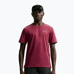 Pánské běžecké tričko Nike Miler Dri-Fit UV tough red/mystic dates