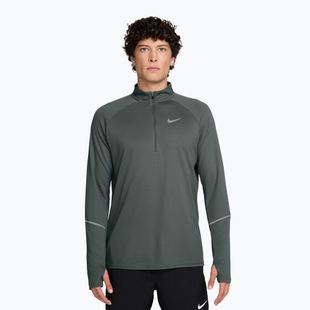 Pánská běžecká mikina Nike Miler Dri-Fit UV 1/2 Zip camo green