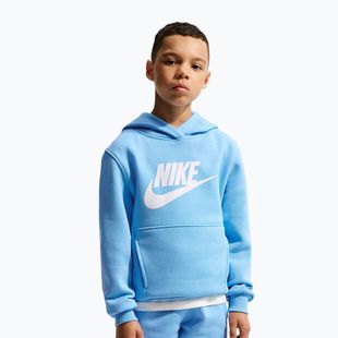 Dětská mikina Nike Sportswear Club Fleece football blue/white
