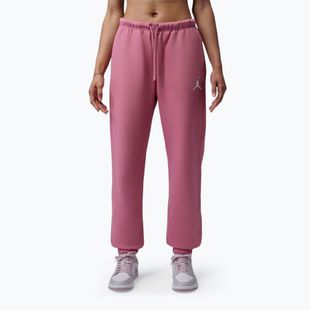 Dámské kalhoty Jordan Fleece desert berry/white