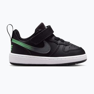 Dětské boty do vody Nike Court Borough Low black/smoke grey/white/illusion green
