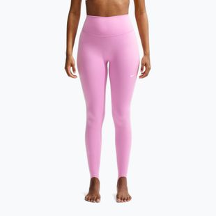 Dámské tréninkové legíny Nike One pink rise/white