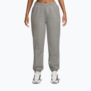 Dámské kalhoty Nike Studio Fleece dark grey heather/sail