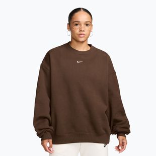 Dámská mikina Nike Studio Fleece Medium Weight cacao wow/sail