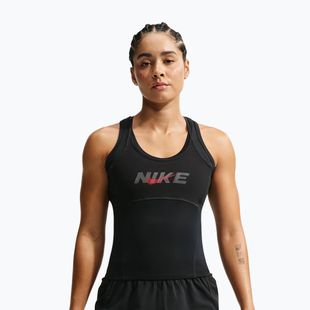 Dámské tréninkové tričko Nike One black/black/university red/white