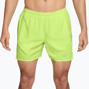 Pánské šortky Nike Miler Dri-Fit Brief Lined 5" light lemon twist
